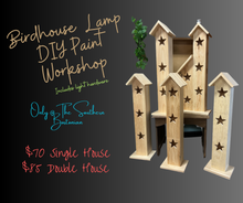 Load image into Gallery viewer, Birdhouse Lamp DIY Paint Workshop
