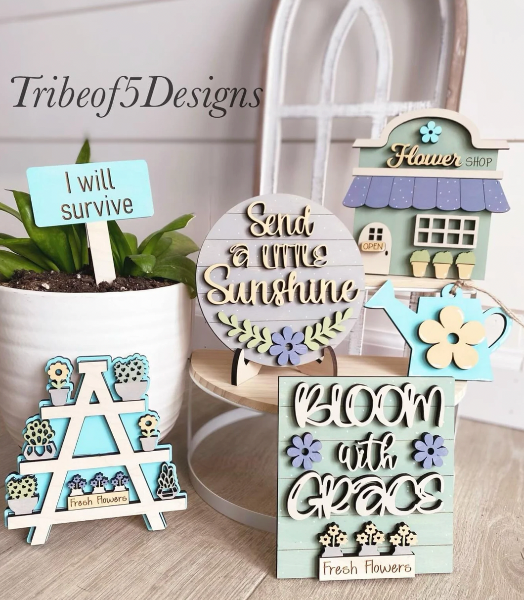 Spring Tiered Tray Workshop