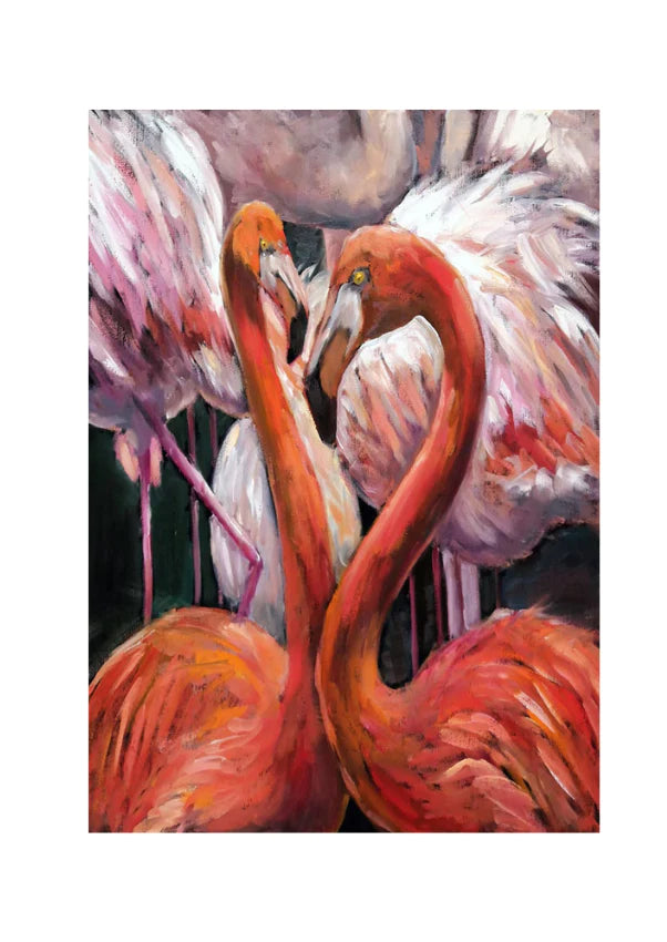 Flamingo - Decoupage Paper