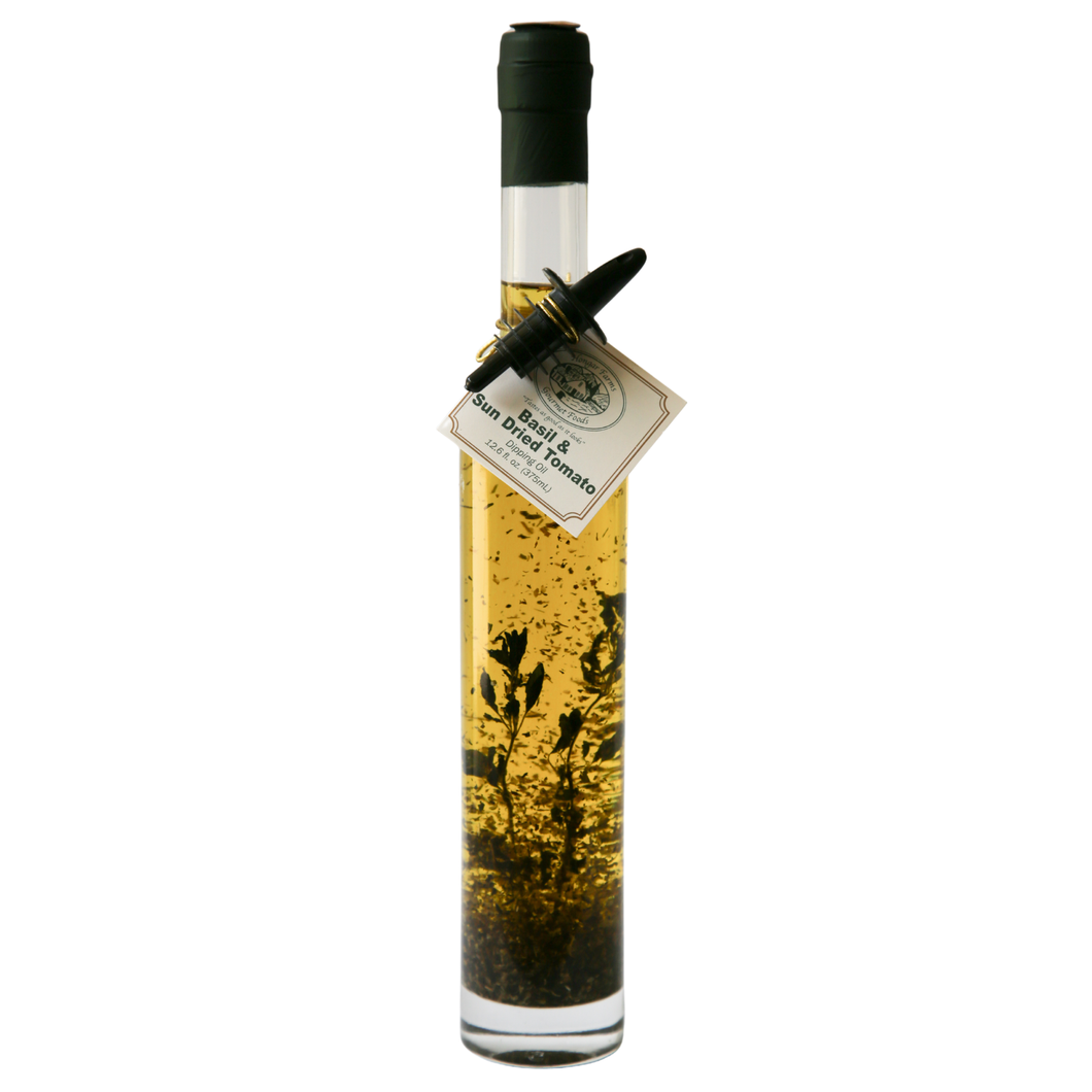 Hongar Farms Basil & Sun Dried Tomato (Tall Round) 375 ml