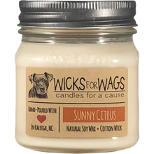 Load image into Gallery viewer, Sunny Citrus Scented Soy Candle
